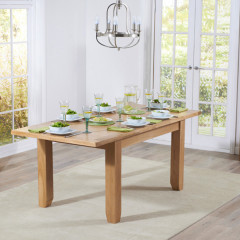 Original Country Oak Extenable Dining Table
