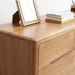Seattle Natural Solid Oak 3+4 Chest of Drawers