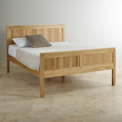 Osaka Solid Oak Queen-Size Bed